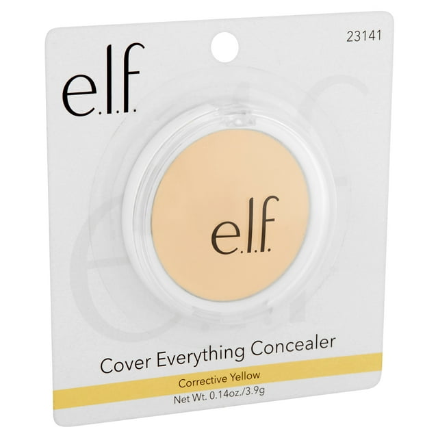 e.l.f. Cover Everything Concealer, Corrective Yellow, 0.141 oz