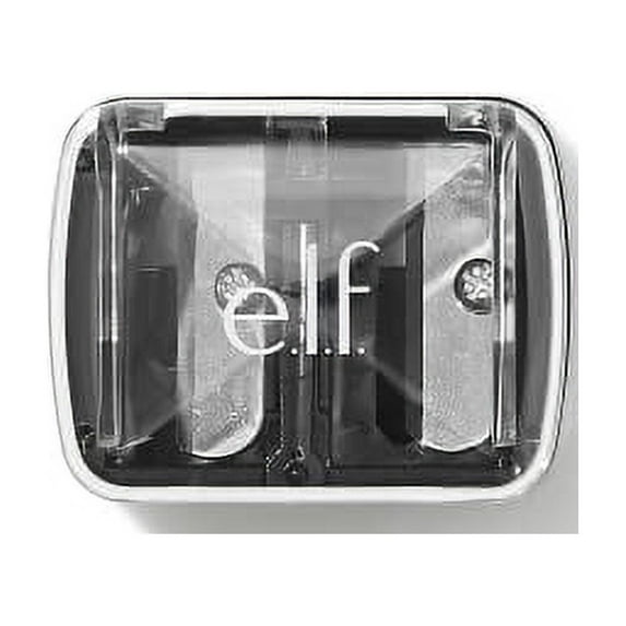 e.l.f, Dual-Pencil Sharpener, Convenient, Essential Tool, Sharpens, Easy To Clean, Travel-Friendly, Compact, 1 Count (Pack of 1)