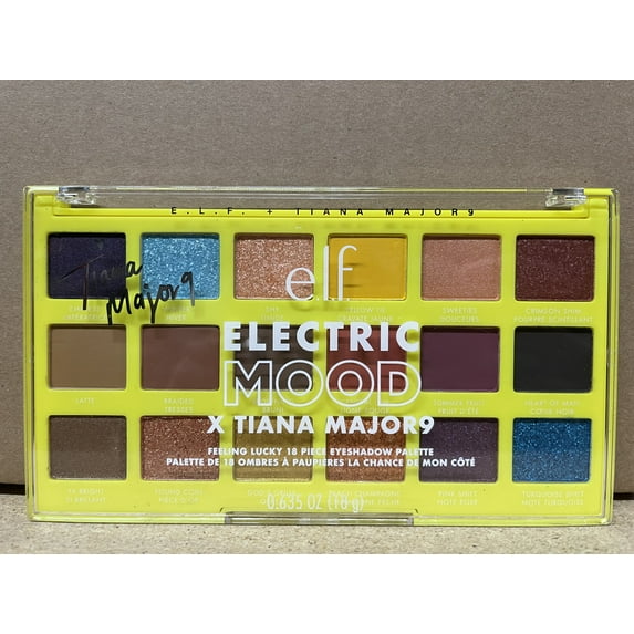 e.l.f. Electric Mood X Tiana Major9 Feeling Lucky 18 Piece Eyeshadow Palette