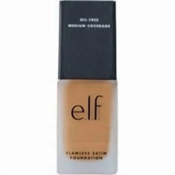 e.l.f. Flawless Satin Foundation, Caramel, 0.68 fl oz