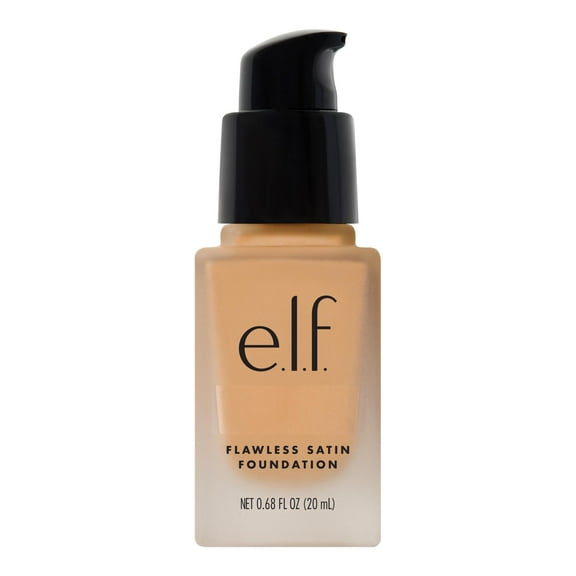 e.l.f. Flawless Satin Foundation, Custard, 0.68 fl oz