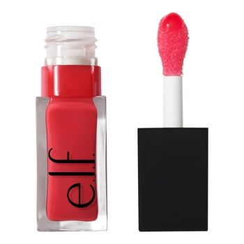 e.l.f. Glow Reviver Lip Oil, Red Delicious, 0.25 fl. oz.