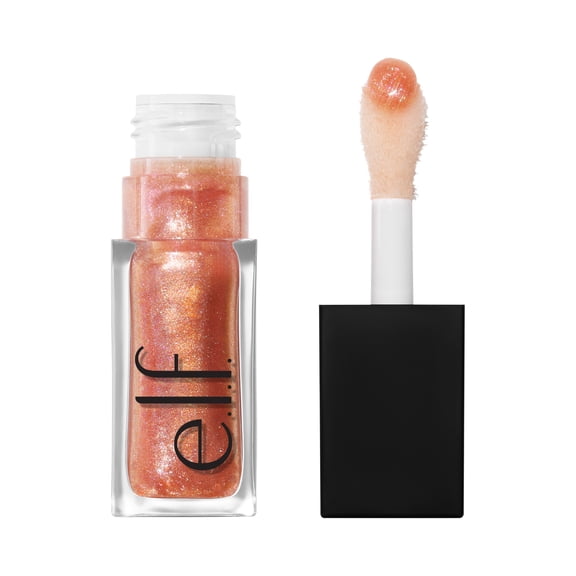 e.l.f. Glow Reviver Plumping Lip Oil, Apricot Feelings, 0.25 fl oz
