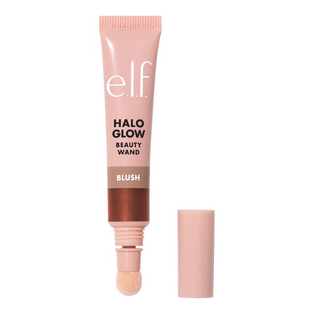 e.l.f. Halo Glow Blush Beauty Wand, Liquid Blush Wand For Radiant