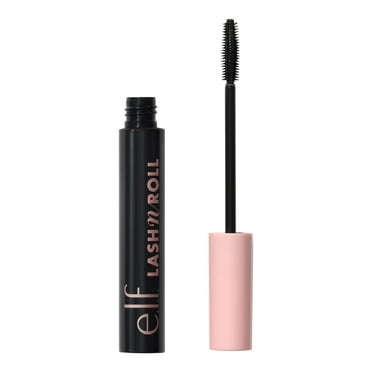 e.l.f. Lash 'N Roll Mascara, Pitch Black, 0.32oz