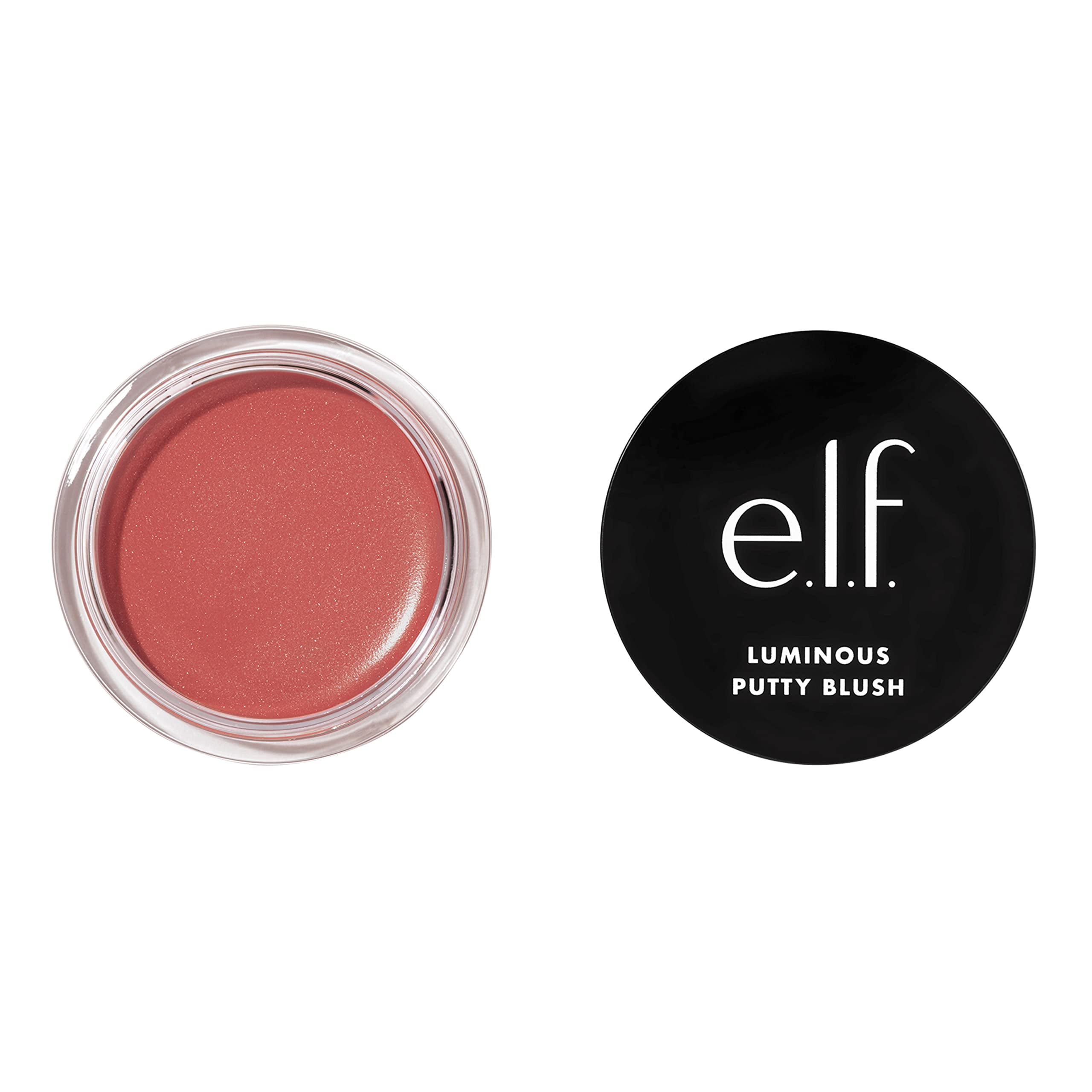 e.l.f. Luminous Putty Blush, PuttytoPowder, Buildable Blush With A