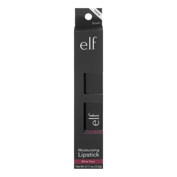 e.l.f. Moisturizing Lipstick, Wine Tour, 0.11 Oz