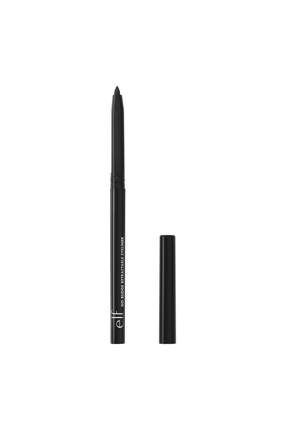 e.l.f. No Budge Retractable Eyeliner, Black 81330, Washable, 0.006 oz