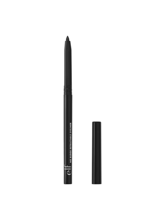 e.l.f. No Budge Retractable Eyeliner, Black 81330, Washable, 0.006 oz