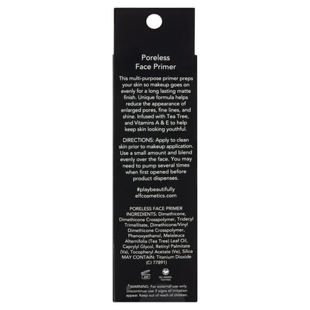 e.l.f. Poreless Face Primer, Small, 0.47 fl oz