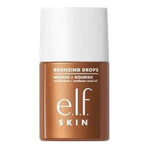 e.l.f. SKIN Bronzing Drops, Liquid Bronzer For Face \u0026 Skin, Creates A Sun-Kissed Glow, Infused With Vitamin E, Vegan \u0026 Cruelty-Free, Copper Gold