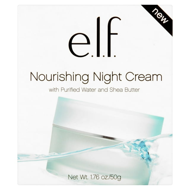 e.l.f. SKIN Holy Hydration! Nourishing Night Cream, 1.76oz