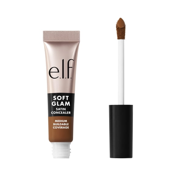 e.l.f. Soft Glam Satin Concealer, 53 Deep Neutral, 0.21 fl oz