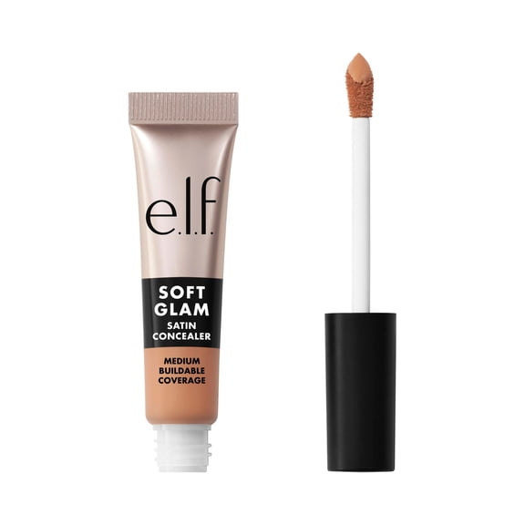e.l.f. Soft Glam Satin Concealer, 35 Medium Cool, 0.21 fl oz