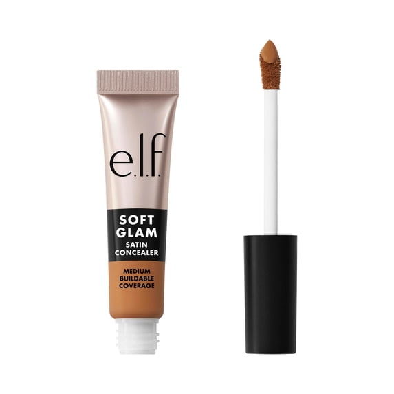 e.l.f. Soft Glam Satin Concealer, 45 Tan Warm, 0.21 fl oz