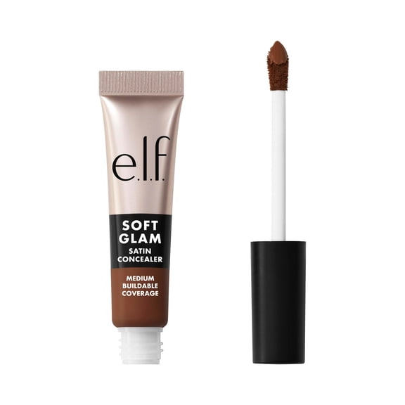 e.l.f. Soft Glam Satin Concealer, 52 Deep Cool, 0.21 fl oz