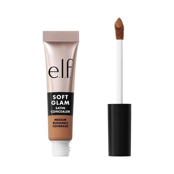 e.l.f. Soft Glam Satin Concealer, 44 Tan Cool, 0.21 fl oz