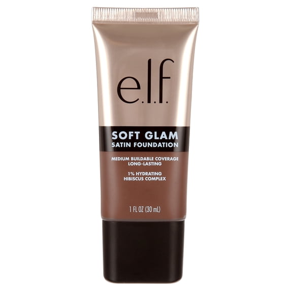 e.l.f. Soft Glam Satin Foundation, 62 Rich Warm, 1 fl oz