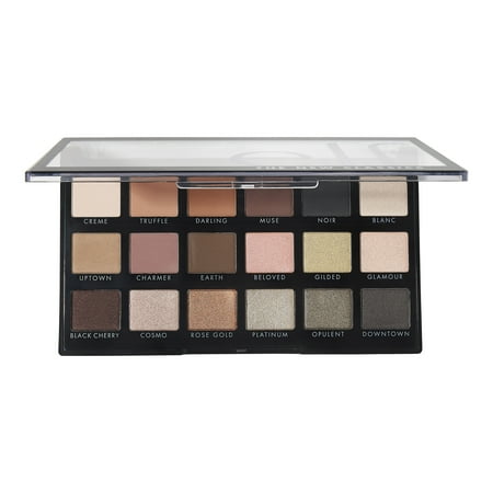 E.L.F. Classics 18 Eyeshadow Palette, Matte Balms, Neutral Tones