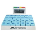 thumbnail image 1 of e-pill 4 Times a Day x 7 Day Large Weekly Pill Organizer - with 4 Alarm Talking Reminder, 1 of 6