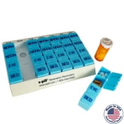 e-pill 4 Times a Day x 7 Day Large Weekly Pill Organizer
