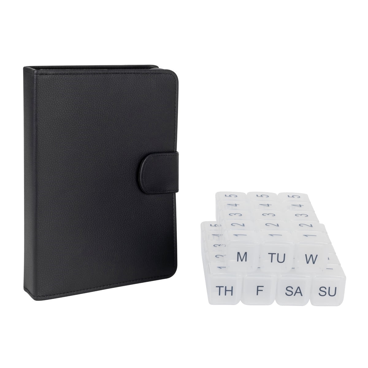 e-pill 5 Times a Day x 7 Day Large Weekly Pill Organizer - with Discreet Case