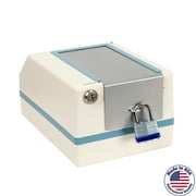 e-pill CompuMed Safe - Tamper Resistant Automatic Pill Dispenser   Metal Security Cover with Padlock