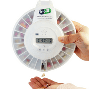 e-pill MedTime Pro - Locked Automatic Pill Dispenser - Clear Lid
