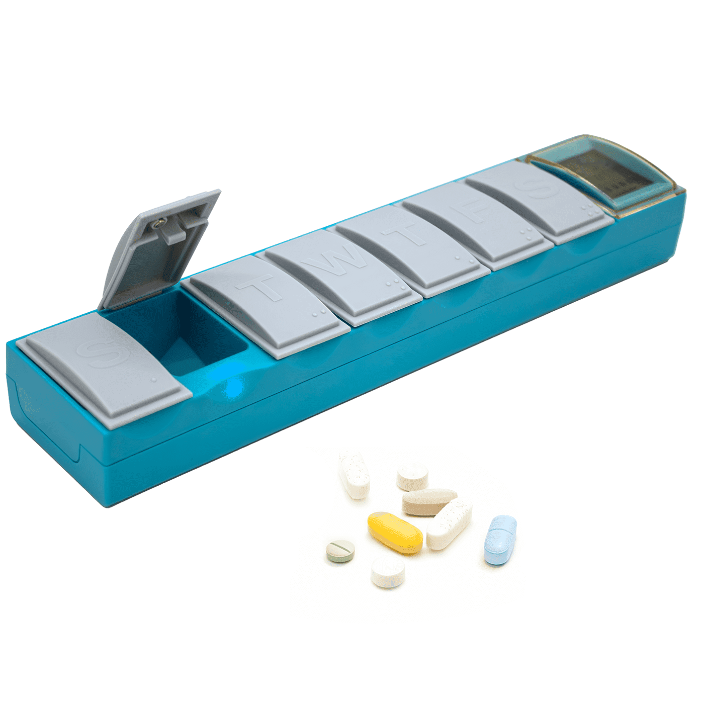 e-pill Sync Portable Smart Self-Learning Pill Organizer