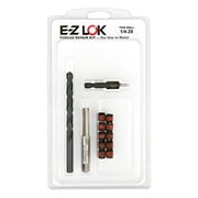 E-Z LOK EZ-310-4 Threaded Inserts for Metal, 1/4-20 Installation Kit, Steel, Black Oxide