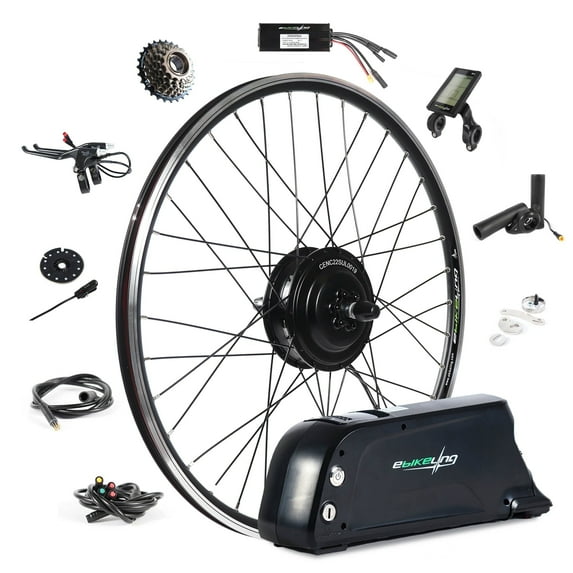 eBikeling Waterproof Ebike Conversion Kit with Battery Direct Drive 700C Front or Rear Wheel Electric Bike Conversion Kit Ebike Battery & Charger Included