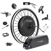 eBikeling Waterproof Electric Bike Conversion Kit, 20" Rear 48V 1200 Watt Ebike Conversion Kit with Battery 48V 19.2AH Rear-Rack, Add On Electric Bike Kit for Efficient and Powerful Cycling Solution