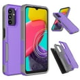 thumbnail image 1 of eBizWare For Samsung Galaxy A14 5G 6.6" Phone Case, 2 in 1 Drop Resistant Heavy-Duty Tough Rugged Slim Shockproof Protective Case Cover -Purple, 1 of 6