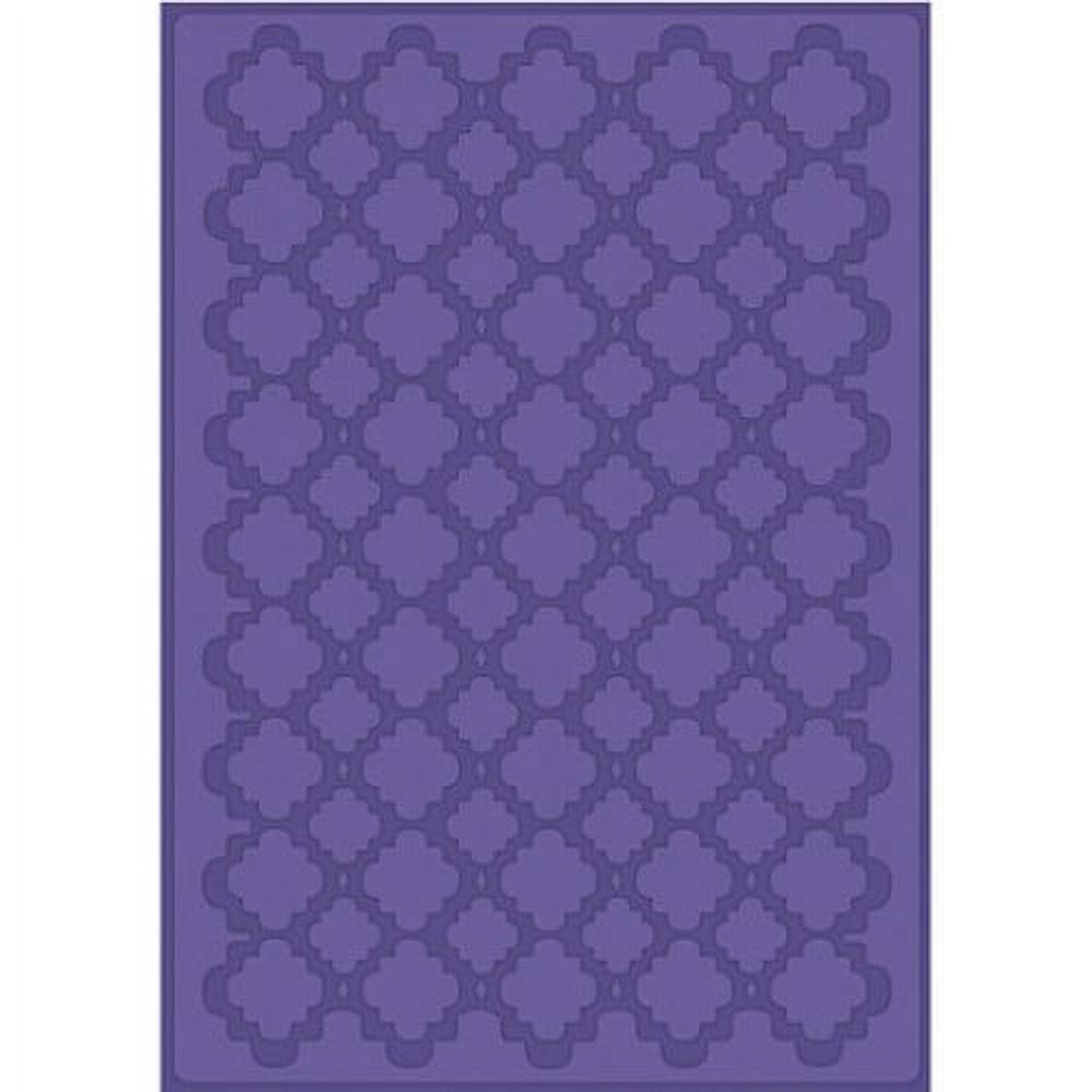 eBosser Embossing Folders A4 Size, Quatrefoil