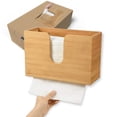 thumbnail image 1 of eBun Multifold Paper Towel Dispenser Wall Mount & Countertop, Bamboo, 1 Unit, 4.5 in. L x 11.4 in. W x 7.5 in. H, 1 of 7