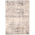 thumbnail image 1 of eCarpetGallery Modern Living Room Area Rug, 5'3" x 7'3", Ivory, Oregon Abstract, 1 of 9