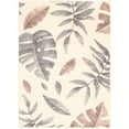 thumbnail image 1 of eCarpetGallery Modern Living Room Area Rug, 7'10" x 10'2", Cream-Pink, Presly, 1 of 9