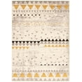 thumbnail image 1 of eCarpetGallery Modern Living Room Area Rug, 7'10" x 10'2", Ivory-Gold, Remi, 1 of 9