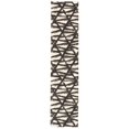 thumbnail image 1 of eCarpetGallery Runner Rug for Hallway, Kitchen, Entrance | Anti Skid, Rubber Backing, Waterproof Material | 2'2" x 14'0", Black, Ivory | 313961, 1 of 9