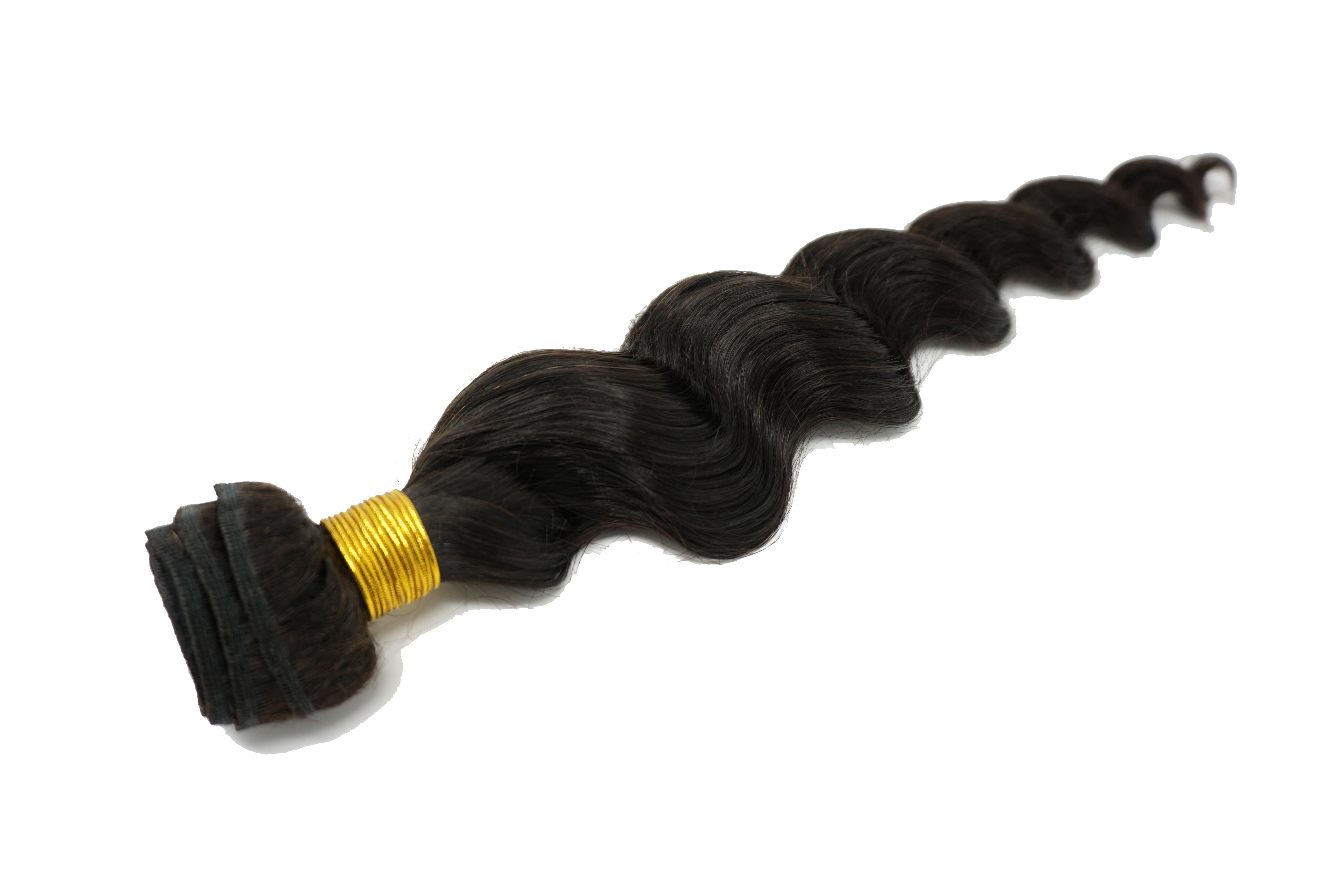 eCowboy Premium Grade Hair Weave Extensions LOOSE WAVE, 100% Human Hair, Natural Color, Length - 18 Inches, 3.5 oz (100g) / Bundle, Single Piece&nbsp;