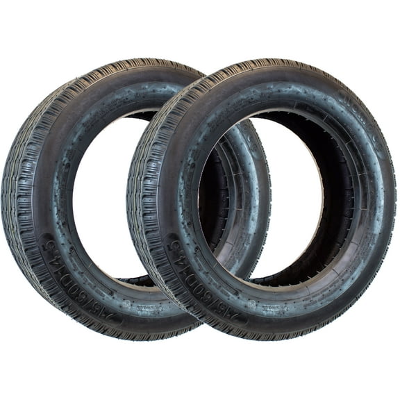 2-Pack Mobile Home Trailer Tire 215/60D14.5 215/60 14.5 Extra Heavy Duty Load Range G 14 Ply