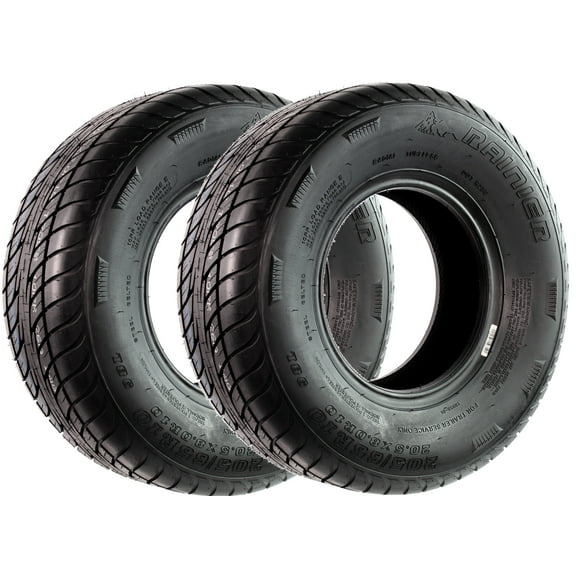 eCustomrim 2-Pack Radial Trailer Tire ST205/65R10 205/65R10 Load Range E 10 Ply