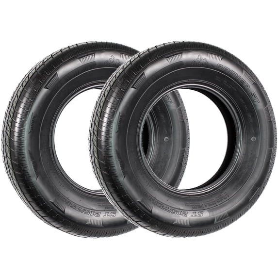 eCustomrim Radial 2-Pack Trailer Tire ST215/75R14 14 Inch Load D 6 Year Warranty