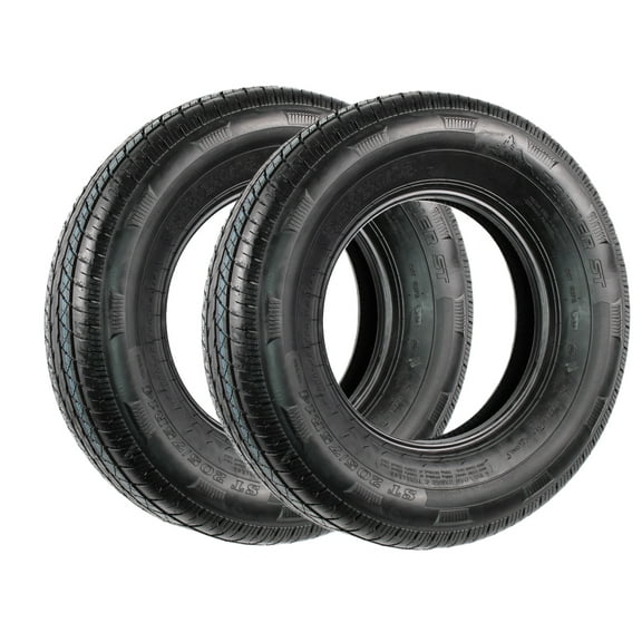 eCustomrim 2-Pack ST205/75R14 Steel Belted Radial Trailer Tire Load Range D 2040#
