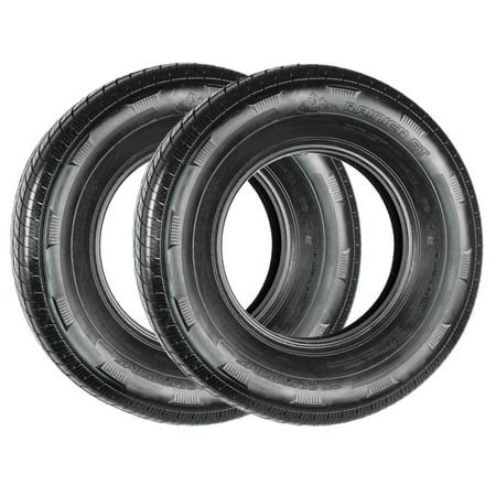 eCustomrim 2-Pack ST225/75R15 Steel Belted Radial Trailer Tire Load Range D 2540#
