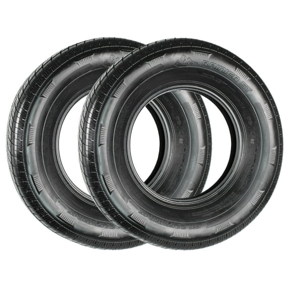 eCustomrim 2-Pack ST225/75R15 Steel Belted Radial Trailer Tire Load Range D 2540#