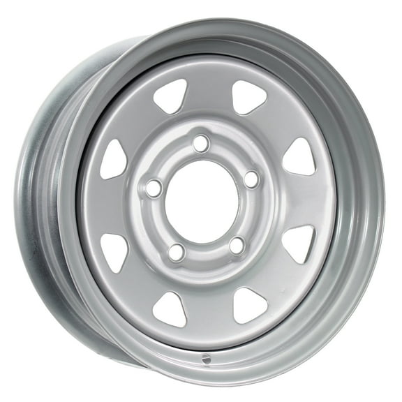 eCustomrim 2-Pack Trailer Rim Wheel 13X4.5 Silver Spoke 1730 Lb. 3.19 Center Bore 5 Lug