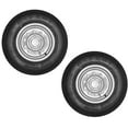 thumbnail image 1 of eCustomrim 2-Pack Trailer Tire Rim ST185/80D13 185/80D-13 Load C Silver Modular Wheel Boat, 1 of 6