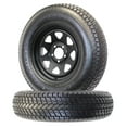 2-Pk Trailer Tire Rim ST205/75D15 15 in. Load C 5 Lug Black Spoke Wheel 2-Pk Trailer Tire Rim ST205/75D15 15 in. Load C 5 Lug Black Spoke Wheel Sansujyuku sansujyuku.com