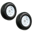 thumbnail image 1 of eCustomrim 2-Pack Trailer Tires Rims ST225/75D15 H78-15 225/75-15 Load D 6 Lug White Wheel, 1 of 6